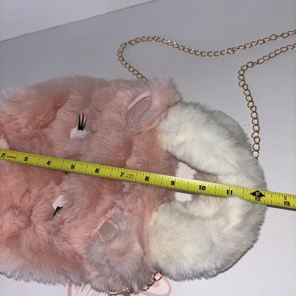 Danbar Global Plush Bunny Rabbit Child's Purse Chain Strap Bag NWT